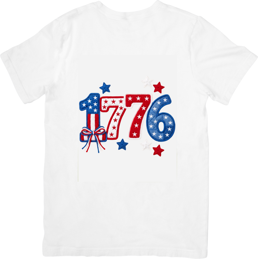 1776 Stars And Stripes T-Shirt | Patriotic Fourth Of July Americana Graphic Tee | Independence Day Gift