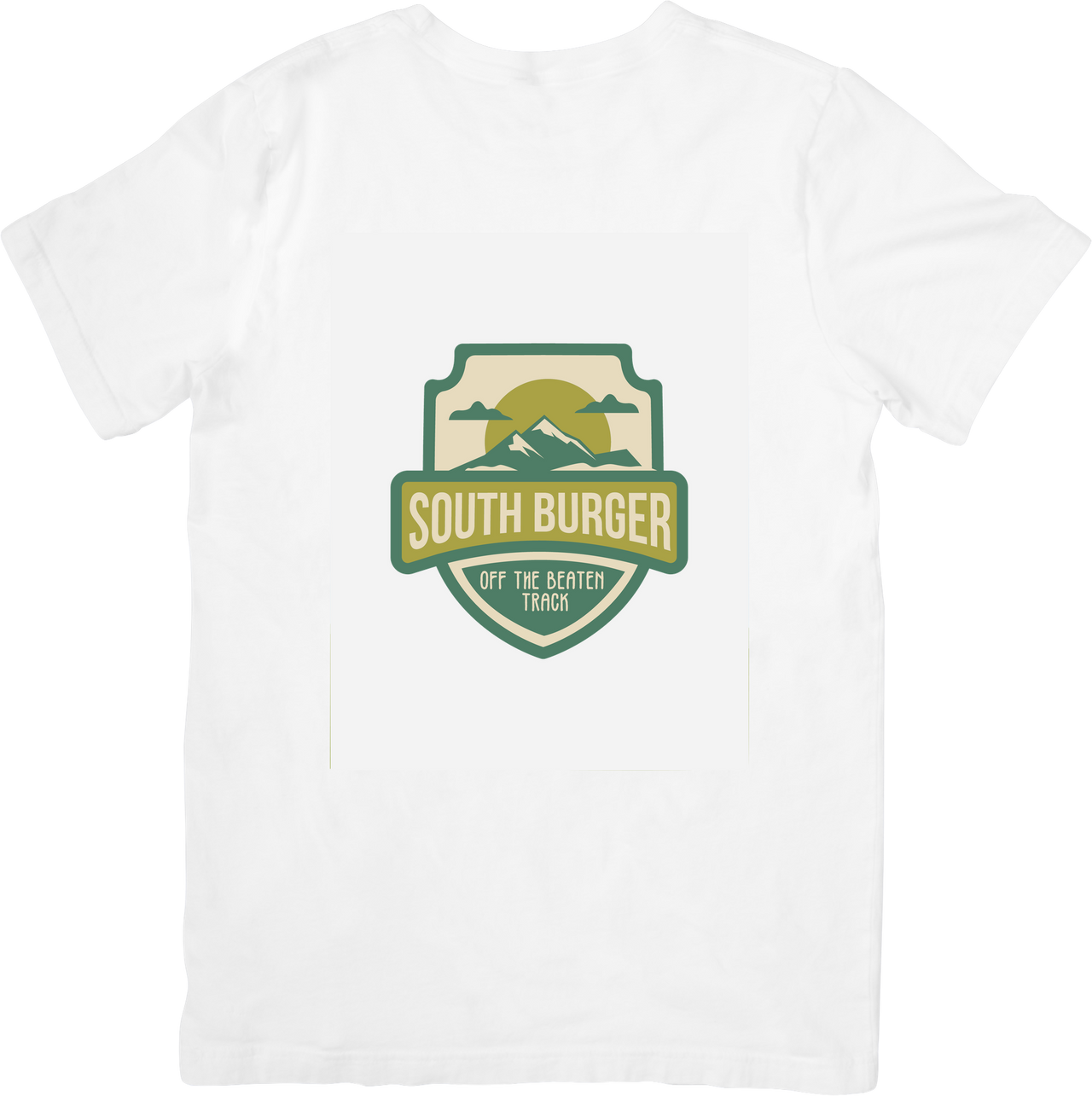 South Burger Off The Beaten Track T-Shirt | Retro Vintage Outdoor Adventure Graphic Tee