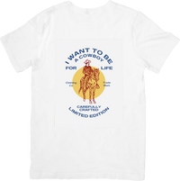 Thumbnail for I Want To Be A Cowboy For Life T-Shirt | Retro Western Vintage Graphic Tee