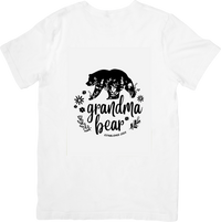 Thumbnail for Grandma Bear Established 2023 T-Shirt | Floral Minimalist Grandma Graphic Tee | Grandmother Gift
